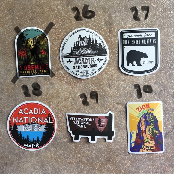 National Park Stickers 3/$5 - Picture 6 of 10